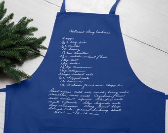Personalized Apron With Recipe or Handwriting, Adult and Kids Sizes