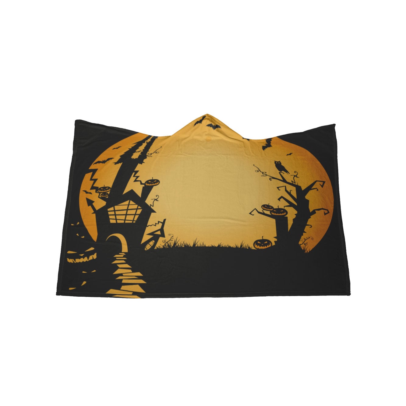 Discover Halloween Night Hooded Blanket