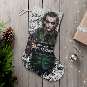 Joker christmas stocking Clearance