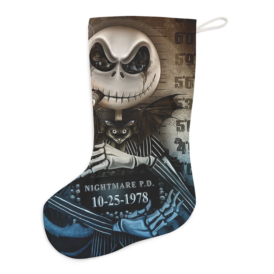 Jack Skellington Santa Stocking - Etsy