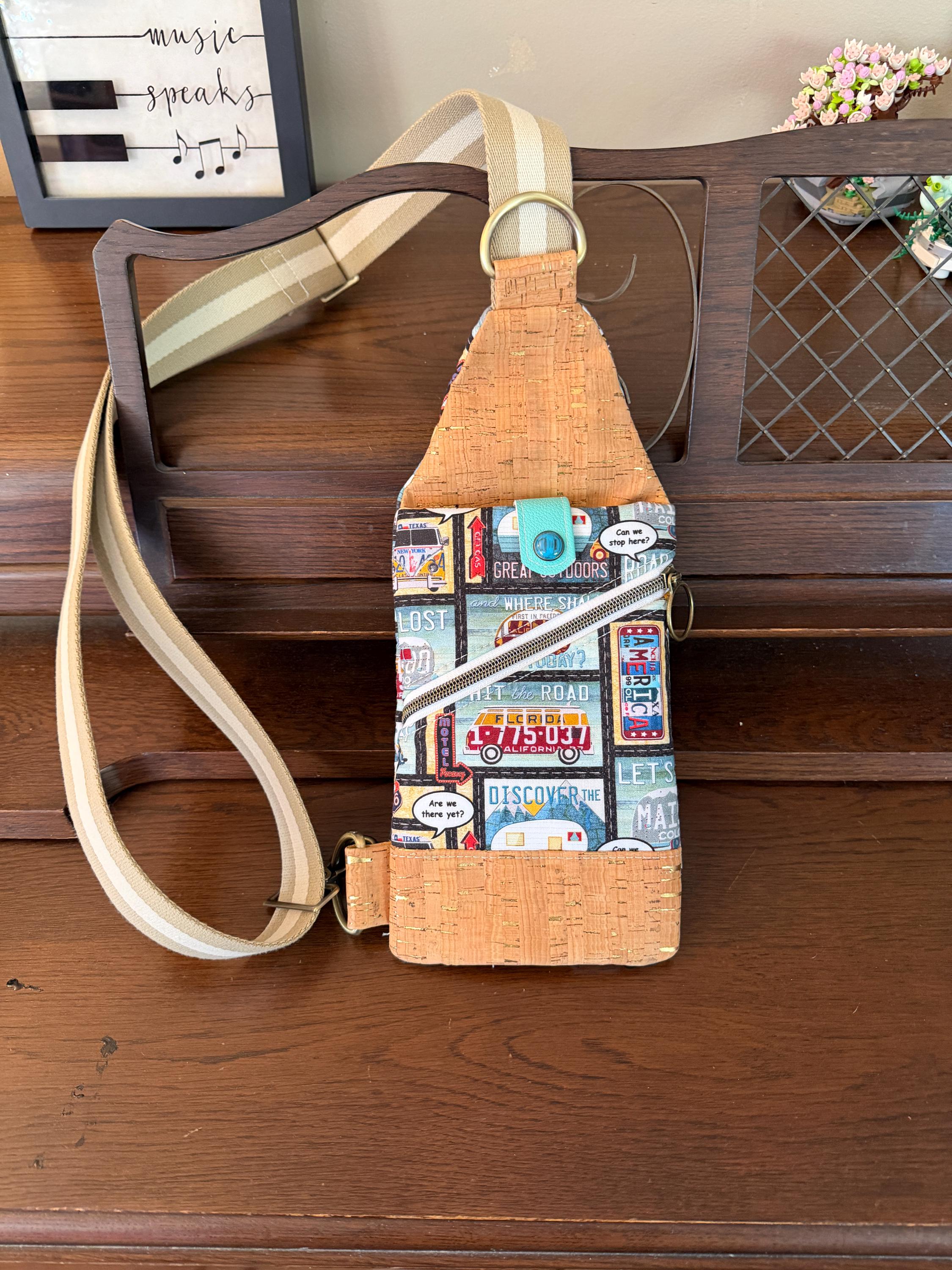 Toni\'s Art Bag Handmade Canvas Backpack Purse US License Plate Design Toni Purses - Etsy main image 3