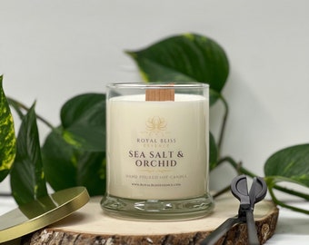 Sea Salt and Orchid Soy Candle