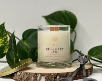 Rosemary and Sage Soy Candle