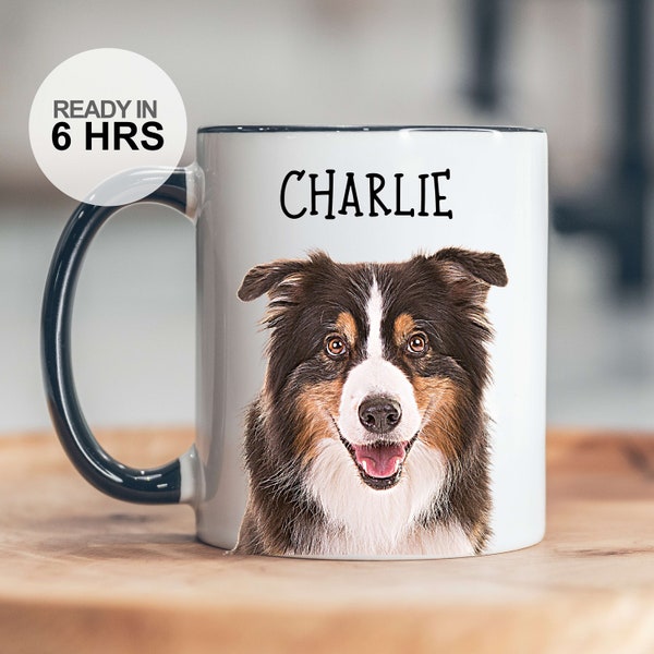 Custom Mug From Photo, Dog Lover Gift, Gift for Pet Parents, Personalized Pet Portrait, Pet Coffee Mug,Dog Dad Gift, Cat Dad, Pet Memorial