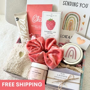 Self Care Package for Her, Sending A Hug, Thinking of You Gift, Care Package For Her, Cheer Up Gift, Hygge Gift Box, Friendship Gift for Her
