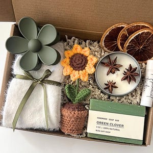 Hug In A Box, Encouragement Gift, Self Care Gift Box, Mom Gift Set, Hygge Gift Box, Thinking of You Box, Friendship Gift, Care Package A5