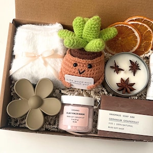Self Care Box For Women, Stress Relief Gift, Friendship Gift, Care Package for Her, Mental Health Self Care Package for Her, Hygge Gift A11