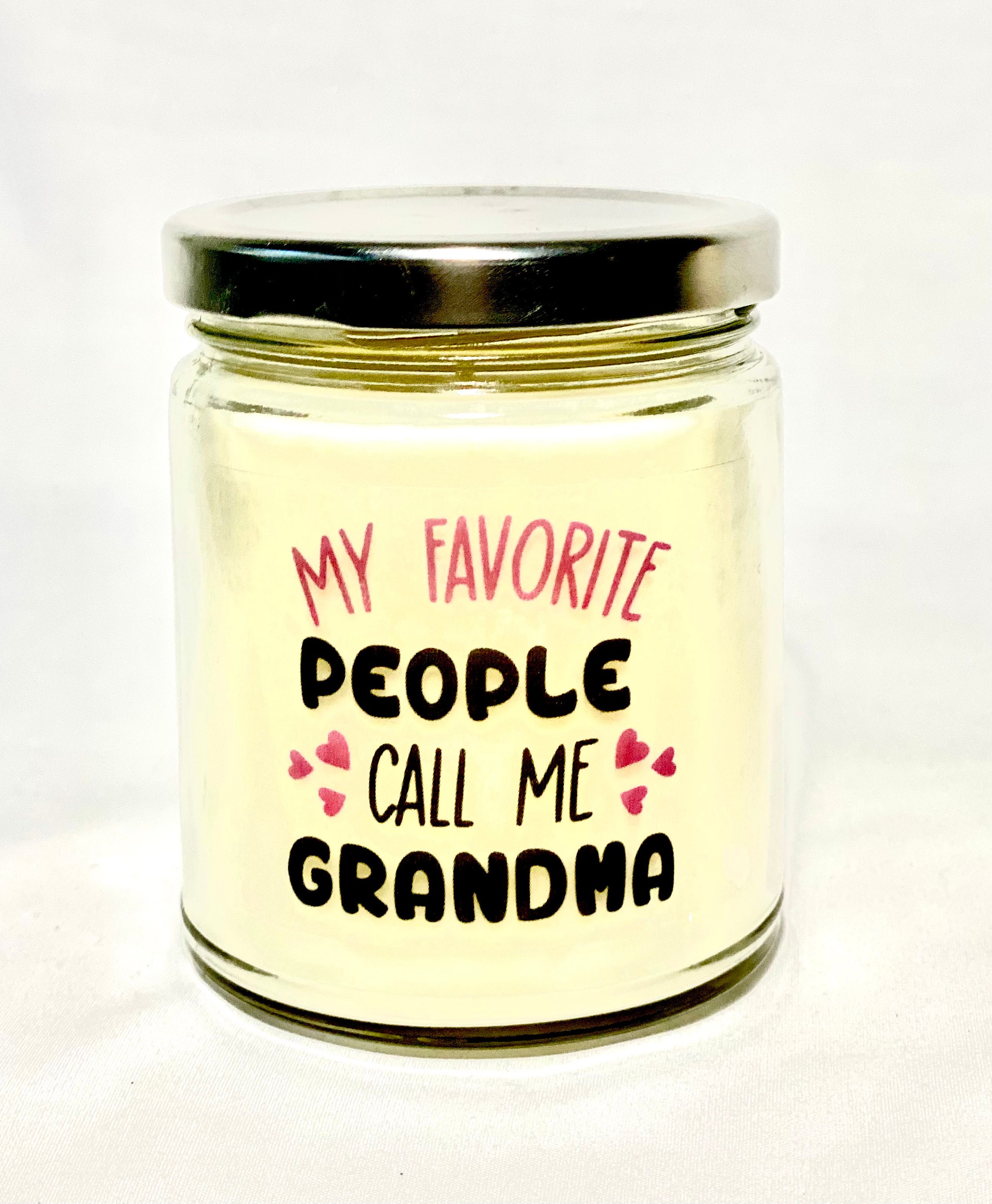 Best Grandma Candle Personalized Candle Birthday Gift For Etsy