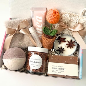 Self Care Spa Gift, Aromatherapy Spa Gift Box, Self Care Spa Gift, Care Pakcage for Her, Relaxation Stress Relief Gift, Pamper Gift Box S2
