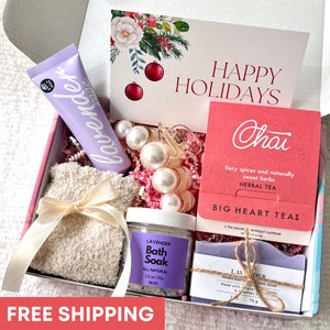 Christmas Gift for Her -  Holiday Gift Box for Women- Christmas Gift for Wife, Mom, Friend, Coworker, Employee -Holiday Gift for Best Friend