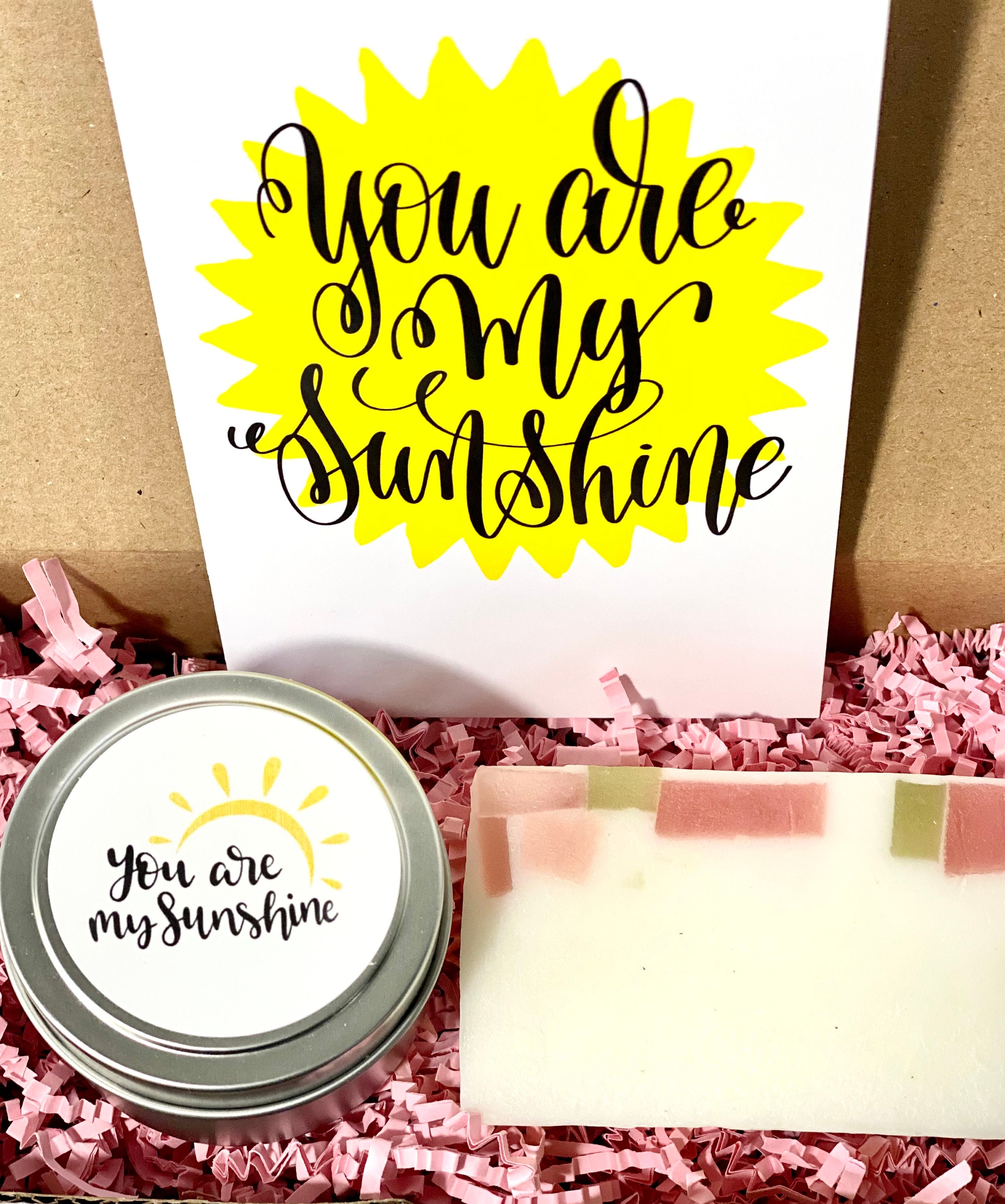 You Are My Sunshine Candle Personalized Candle House Etsy