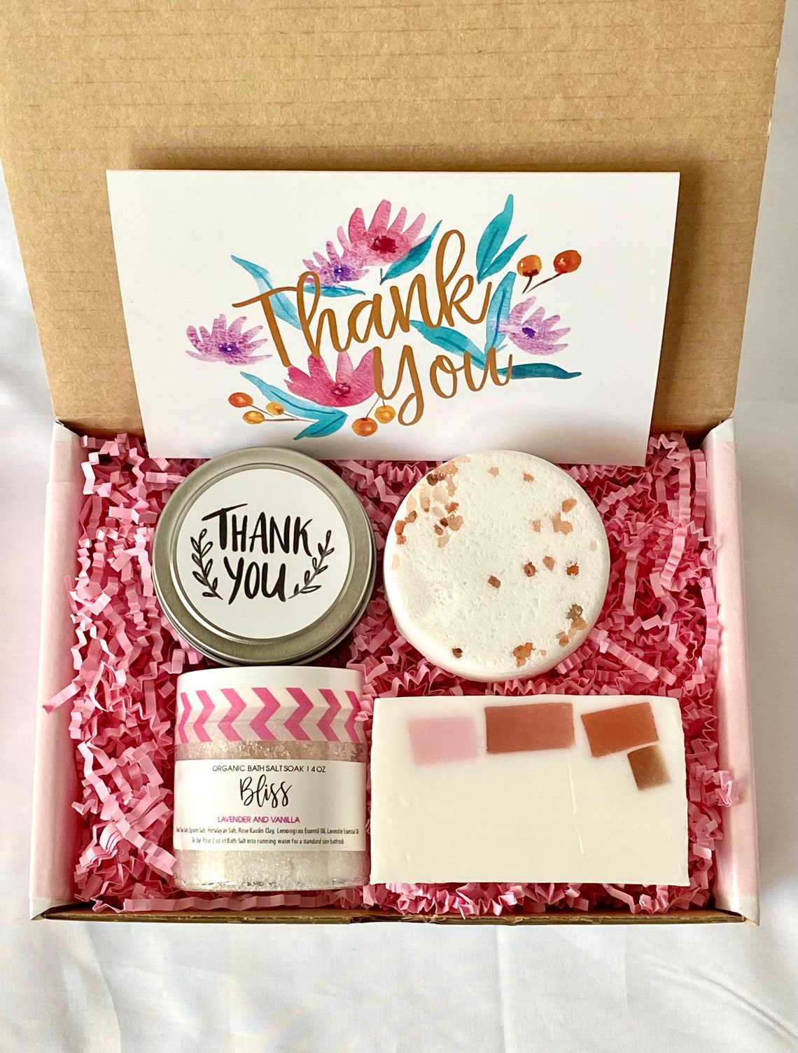 Thank You Gift Box Appreciation Gift Employee Thank You Etsy
