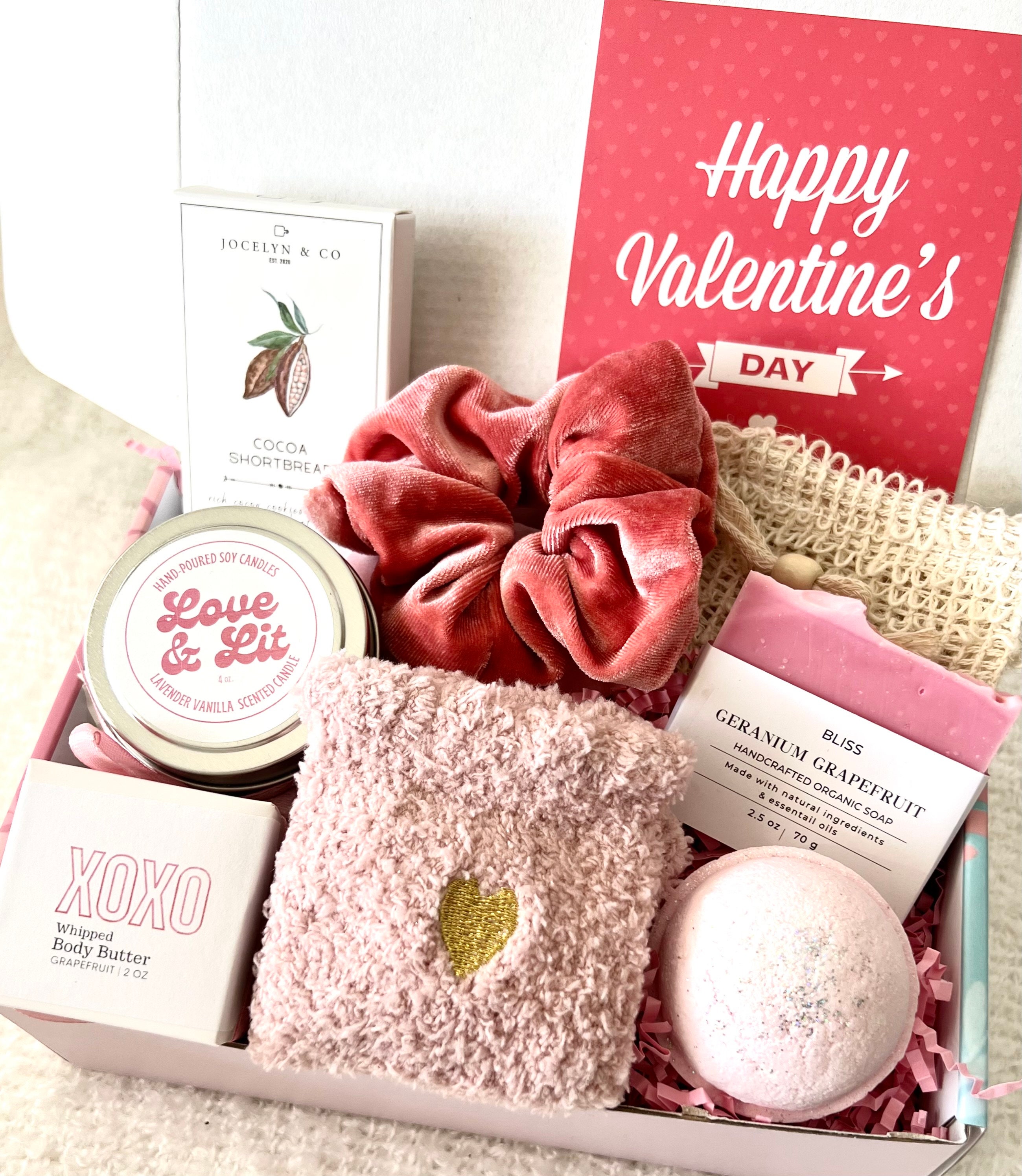 Soulful Serenity Soaps - VALENTINES GIFT BOXES ❣❣ Give the gift of  pampering and self-care with our Valentines Gift Box! This box features SIX  items highlighting our February florals line, our signature