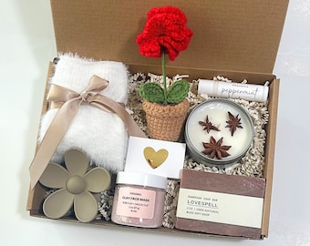 Mothers Gift Box, Cozy Care Gift Box for Mom, Self Care Gift for Mom, Gift Box for Grandma, Hygge Gift Boxs for Mom, Mother's Day Basket