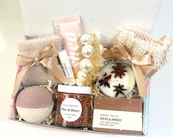 Relaxation Spa Gift Set, Birthday Spa Gift, Gift for Mom, Birthday Gift for Her, Friend Coworker Pamper Self Care Gift, Thank You Spa Gift