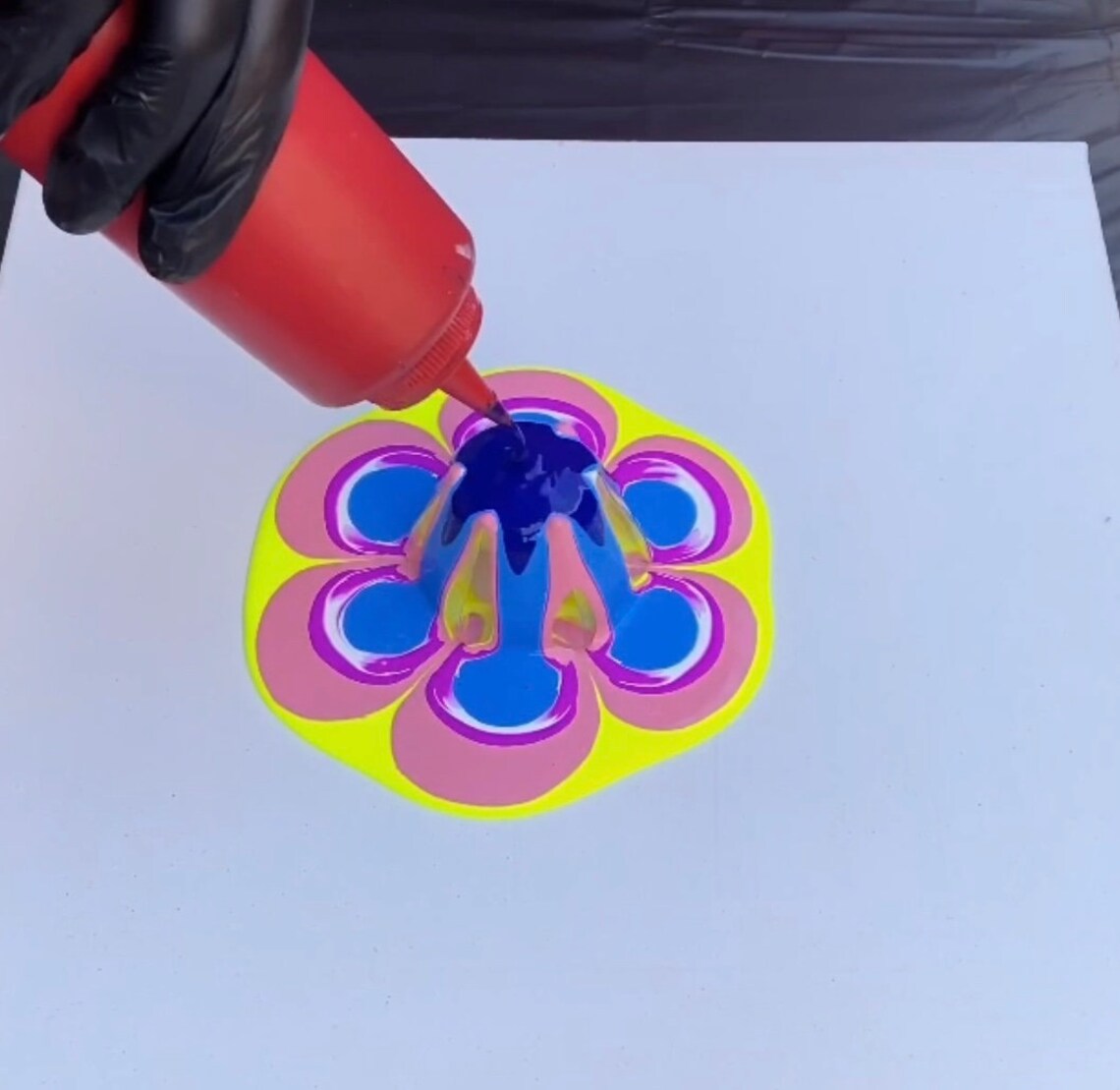 Flower Pouring Cup 3 PC Set. Plastic Volcano Flow Acrylic Etsy