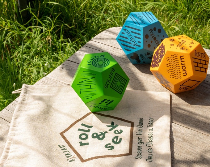 Nature Scavenger Hunt Dice Game: Outdoor Family Fun