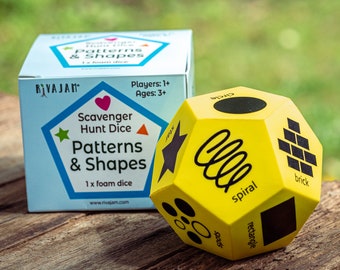 Nature Scavenger Hunt Dice: Family Outdoor Game