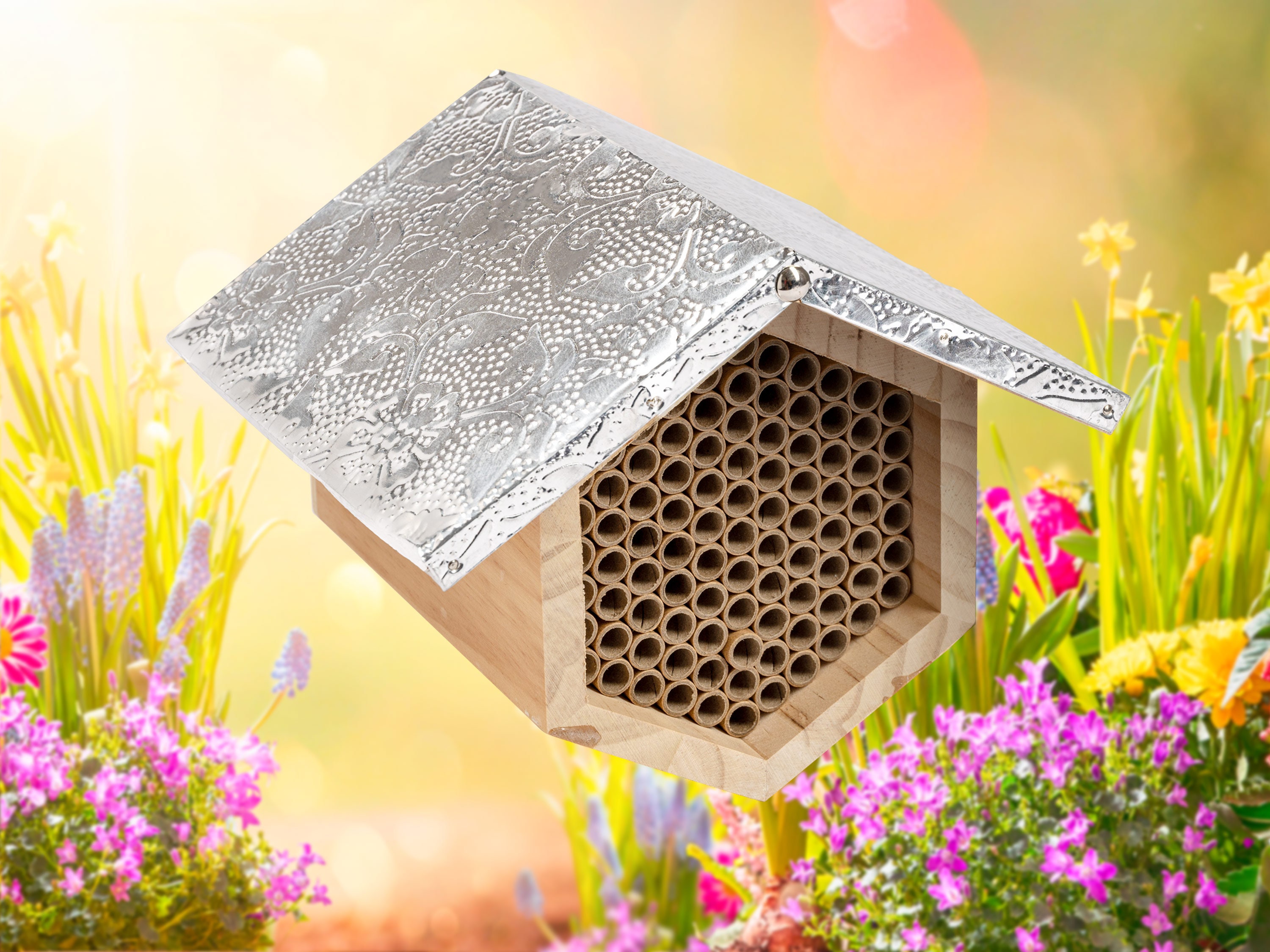 Rivajam Beekeeper Pro Mach II: Metal Roof Mason Bee House - Etsy
