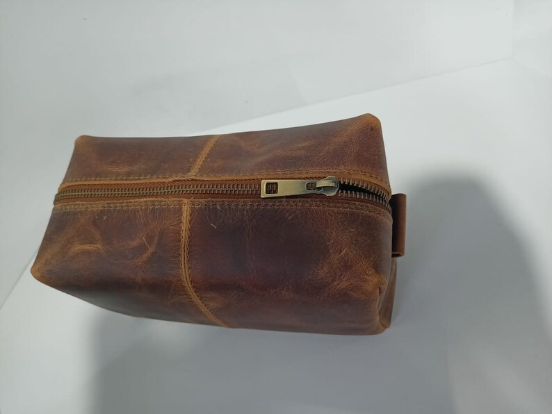 Leather Toiletry Kits Brown Groomsmen Bridesmaid Women Etsy