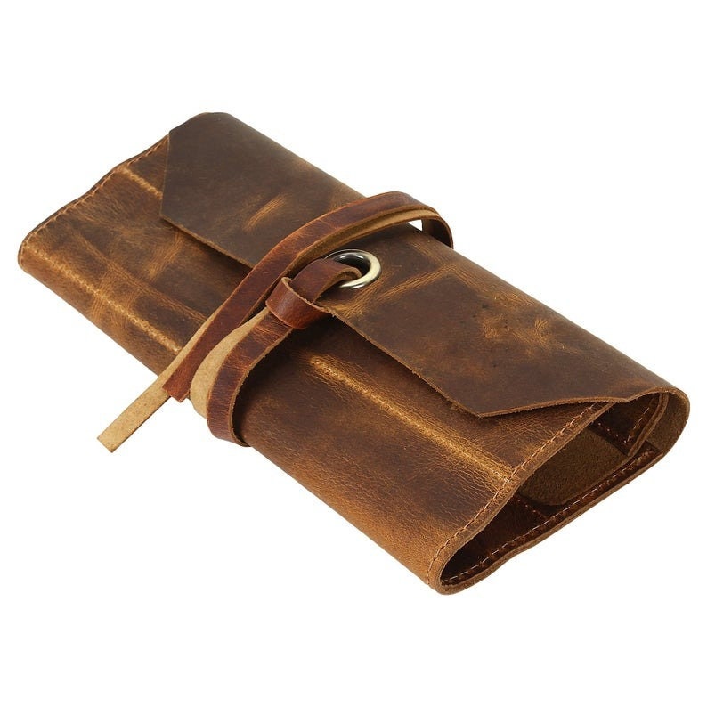 Leather Tool Roll Leather Tool Storage Carving Tool Case Etsy