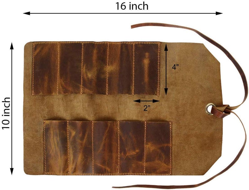 Rustic Leather Knife Roll Case Carving Knives Wood Carving Etsy