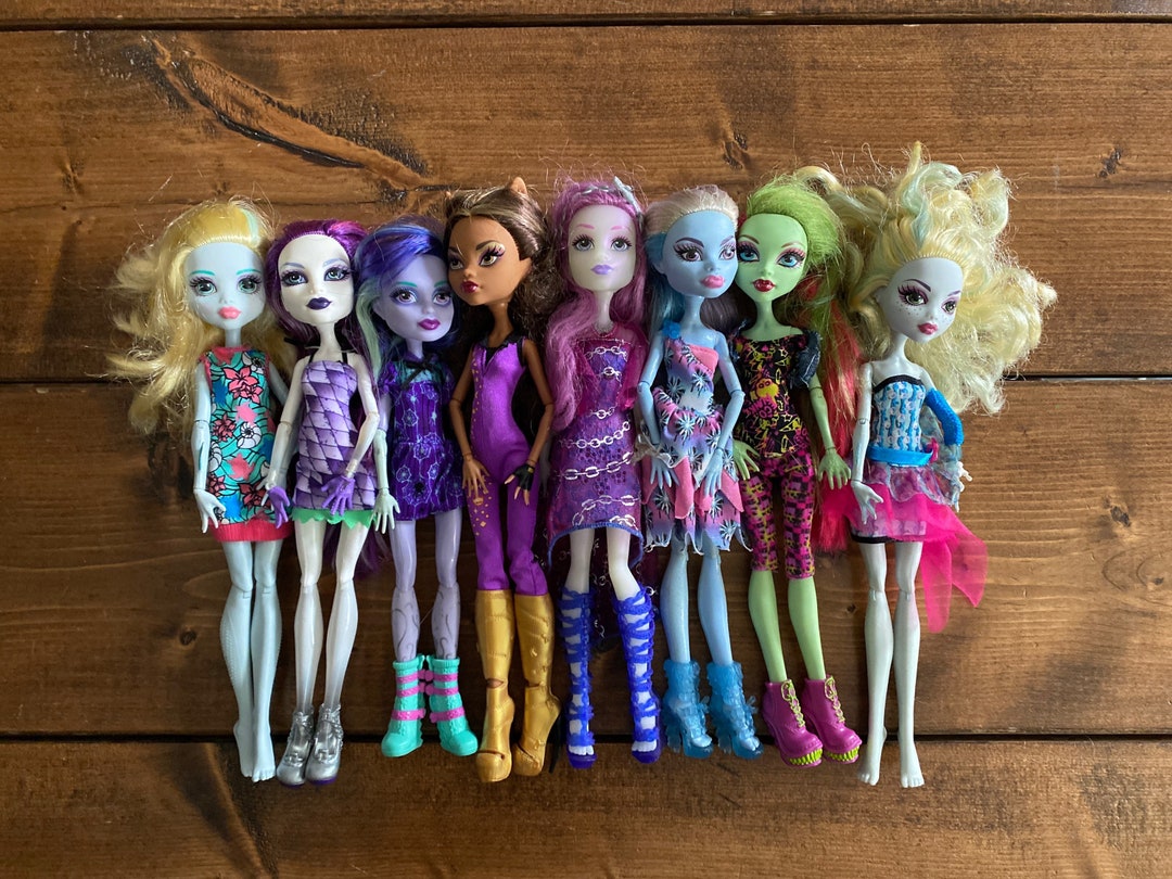Monster High Dolls Lot of 8 Dolls for OOAK Doll Making. Etsy