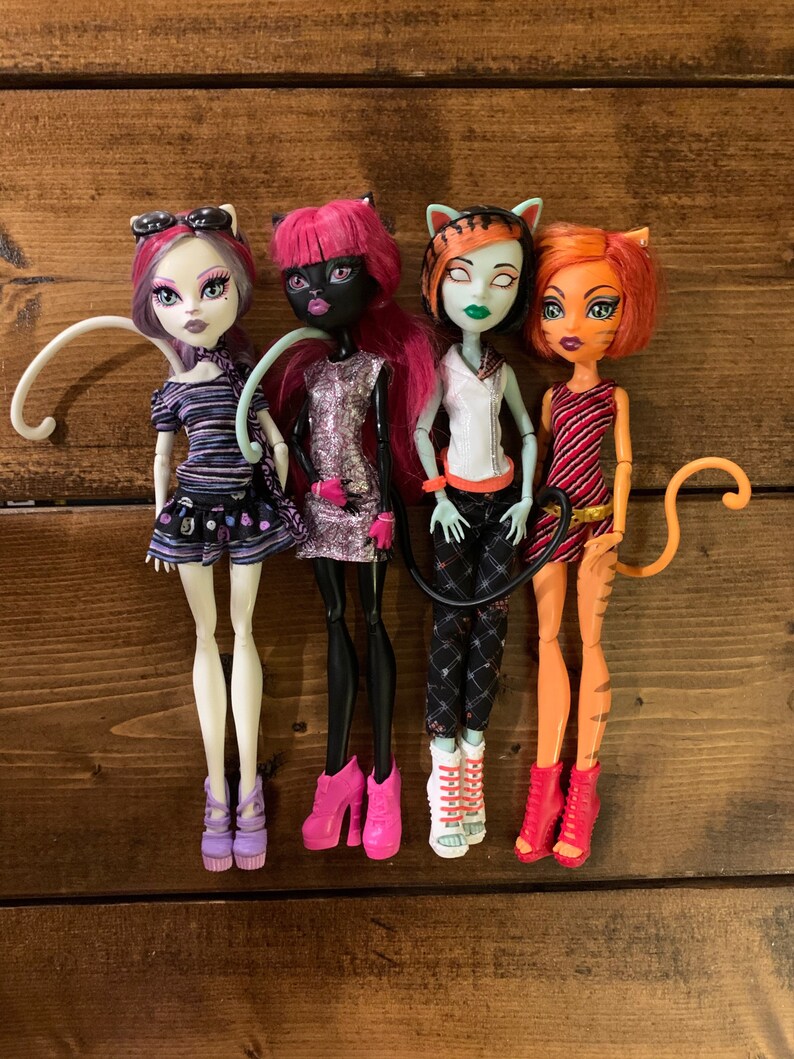 Monster High Dolls 4 Cats Lot of 4 dolls. For doll Etsy