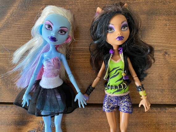 Monster High Doll Abbey Bominable and Clawdeen Wolf I Heart