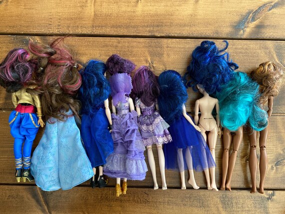 Disney Descendants Dolls Lot of 9 for Doll Making/ooak/collection. 