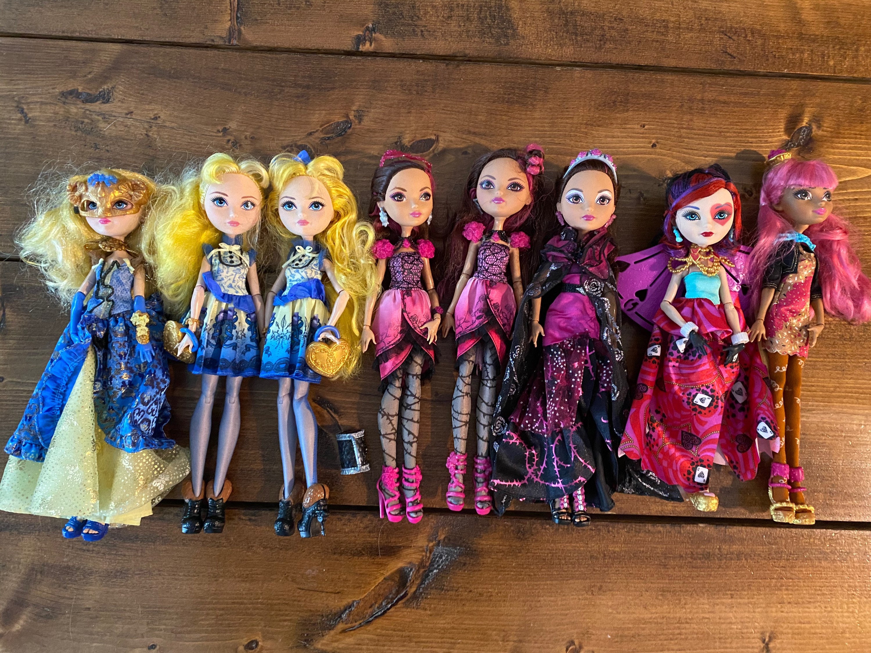 Ever After High Dolls Blondie Briar Lizzie & Ginger for 