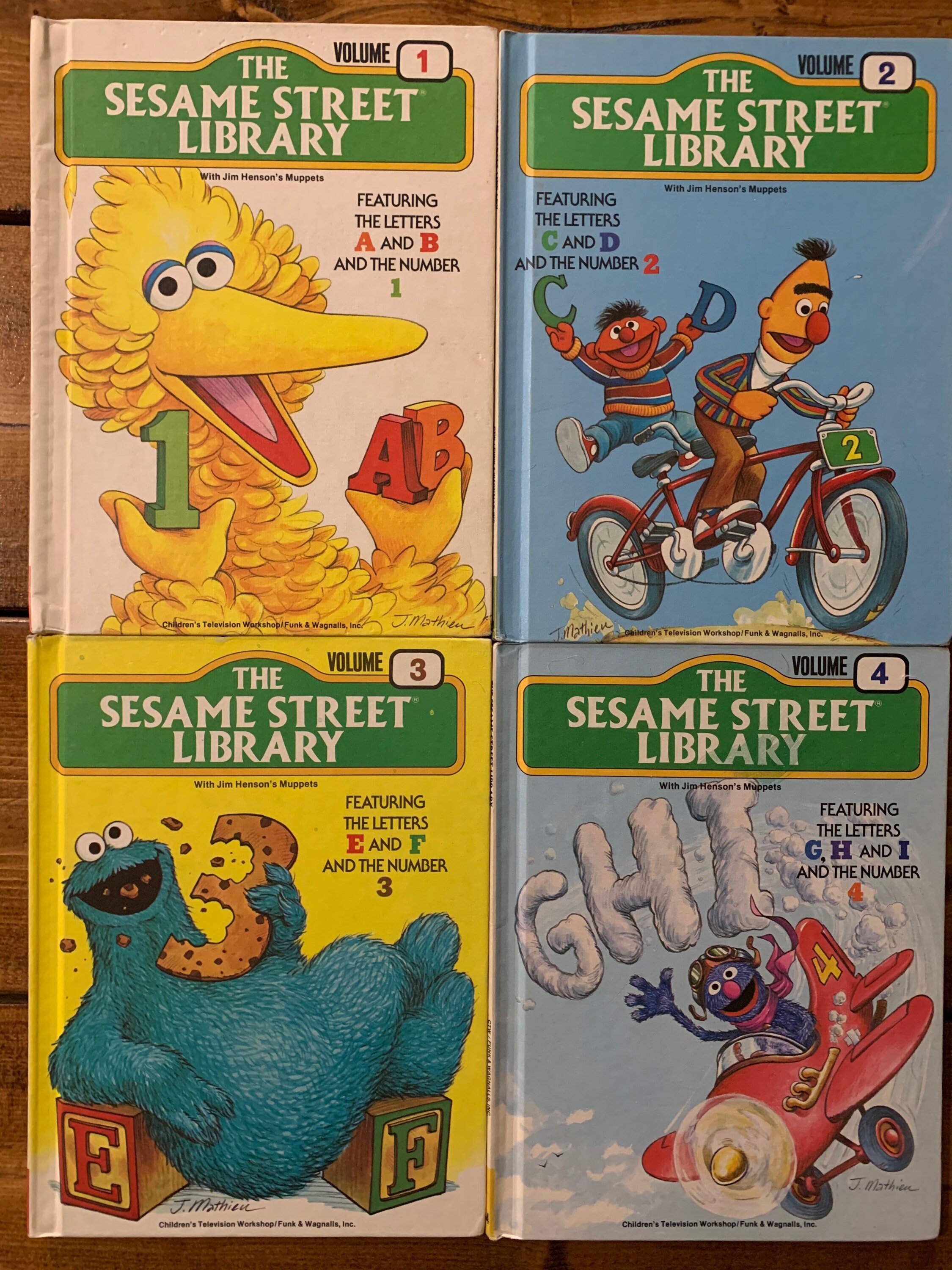 The Sesame Street Library Books Vintage 1978 Lot of 13 Etsy