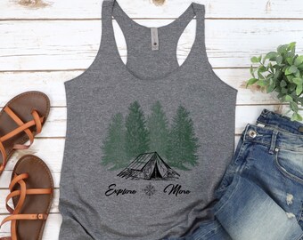 Explore More Tank Top, Mountain Shirt, Explore More Shirt, Graphic Tee or Women, Camping T-Shirt, Travel Shirt, Nature TShirt, Hiking Shirt