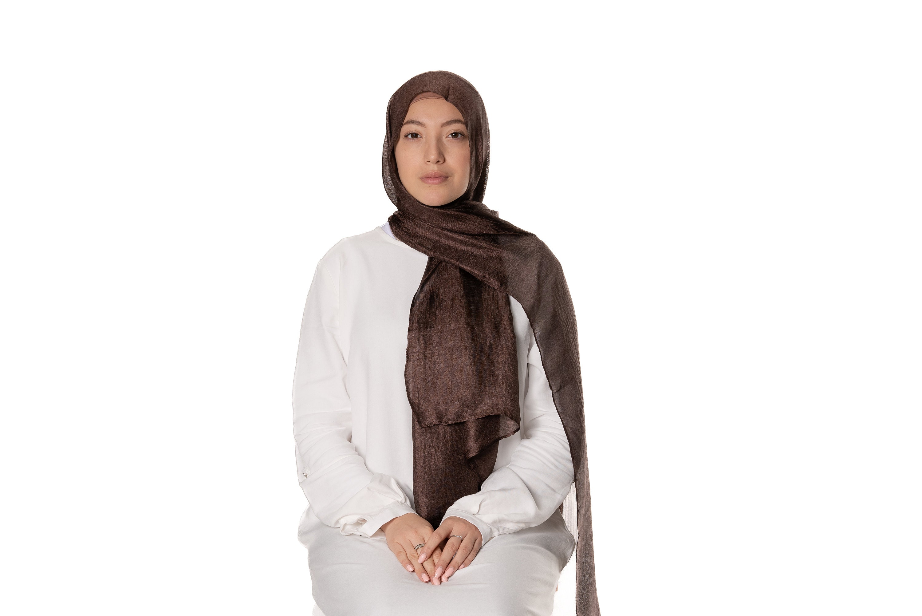 Imitate Twill Silk Scarf Women Fashion Carriage Print Shawl Hijab Bandana  90cm 