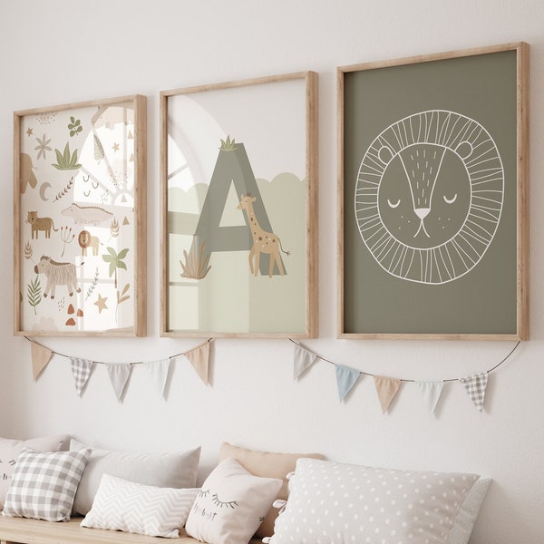 Jungle Nursery Decor Etsy