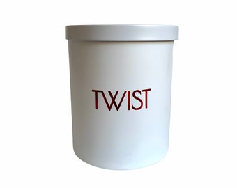 Twist Jar Candle | Matte White Candle | Coconut Wax Candle | Peppermint | White Candle | Coconut Candle | Matte White | Minimalist Candle |