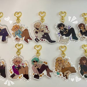MYSTIC MESSENGER | double sided keyrings