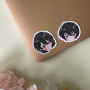 Enstars Sakuma Rei & Ritsu Sticker | Niedliche Chibi Ensemble Sterne Kawaii Mochi Matte Wasserdicht Laptop Gepäck WasserFlasche Planer Notizbuch