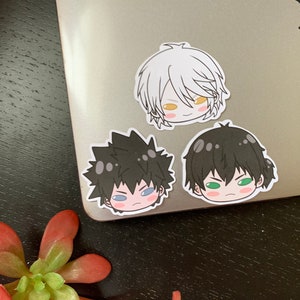 Psycho-Pass Leuke Chibi Stickers | Kogami Ginoza Makishima Anime Matte Waterdichte Laptop Bagage Waterfles Planner Notebook Die Cut Vinyl