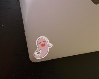 Lindo genshin impacto Hu Tao mariposa fantasma pegatina / Wangshen funeraria impermeable laptop botella botella cuaderno escuela binder die cut vinilo