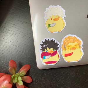 Held Huhn Messer Meme Aufkleber | Bakugou Hawks Dabi Anime Matt Wasserdicht Laptop Gepäck Wasserflasche Planer Notebook sterben geschnitten Vinyl