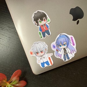 HypMic Rap Battle Chibi Aufkleber | Jinguji Jakurai Ichiro Yamada Samatoki Aohitsugi Matte Wasserfest Laptop Planer Notebook Die Cut Vinyl