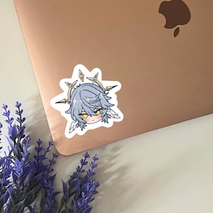 Sonntags Baby Chibi Sticker | Honkai Star Rail HSR Penacony Husband Ikemen Matt Süß Wasserdicht Laptop Wasserflasche Notebook Vinyl gestanzt