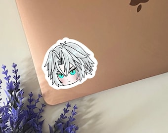 Sephiroth Innocent Baby Chibi Pegatina / Ever Crisis FF Final Fantasy 7 VII Mate Lindo Impermeable Portátil WaterBottle Notebook Die Cut Vinilo