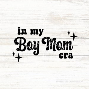 En mi niño mamá era SVG, lindo niño mamá archivo SVG, mamá de niños camiseta gráfica, calcomanía de coche, niño mamá cortar archivos para Cricut, Día de la Madre Png
