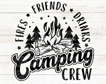 Campfire drinking team svg drinking svg outdoor drinking svg Campfire svg Camping svg campground svg summertime svg RV svg