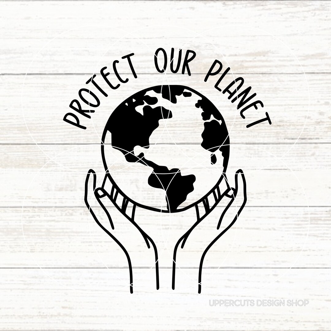 Protect Our Planet SVG, Earth Day Svg, Earth in Hands SVG, DIY Earth ...
