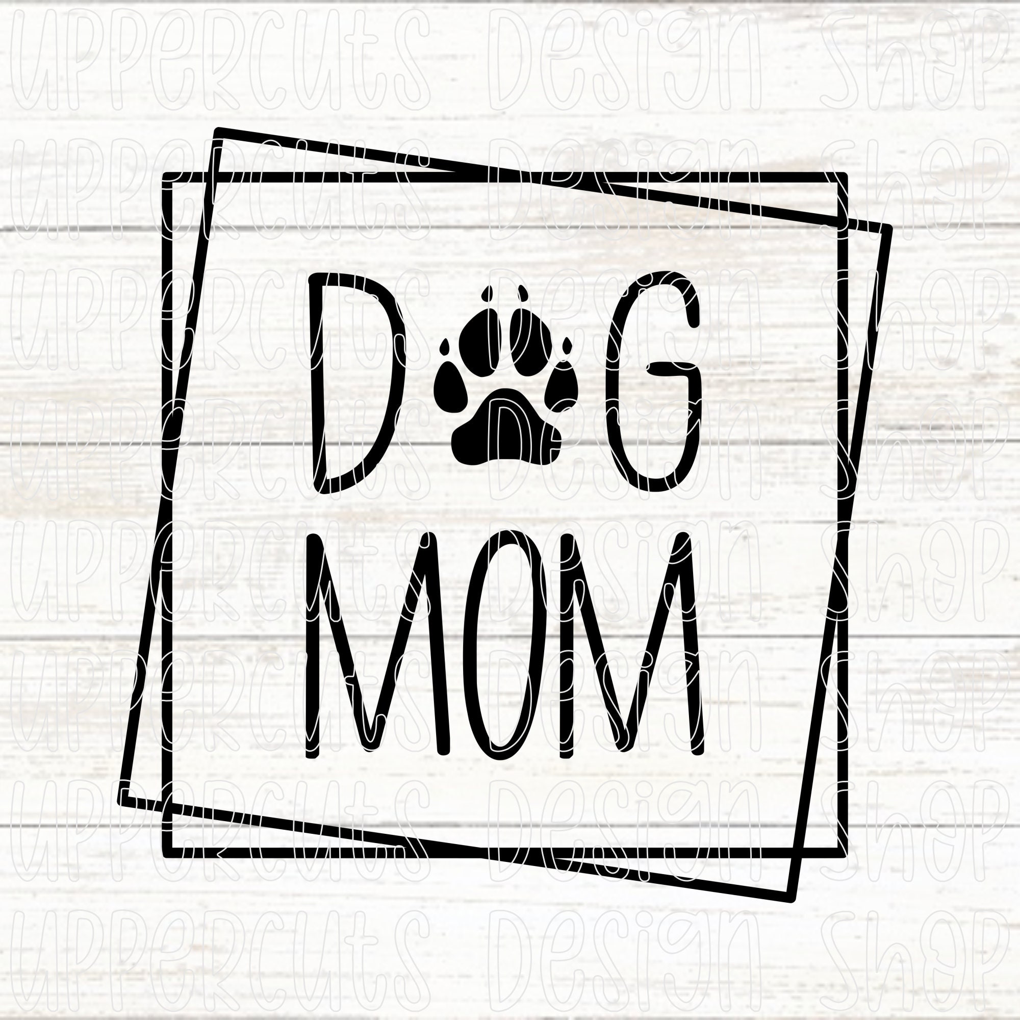 Dog Mom SVG Cute Dog Paw Print Svg Dog Mother's Day Diy Etsy México