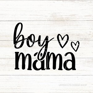 Niño mamá SVG, lindo niño mamá SVG archivo, mamá de niños camiseta gráfico, calcomanía de coche, niño mamá archivos de corte para Cricut, día de la madre Png