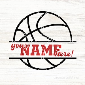 Personalisierbare Basketball-Svg, Basketball-Svg, Basketball-Spieler-Namen-Svg, DIY Basketball-T-Shirt, Basketball-Mama, geschnittene Datei für Cricut
